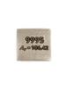 Elemental Palladium 10mm square mirror type A specimen (Pd), plate, finish, engraving.
