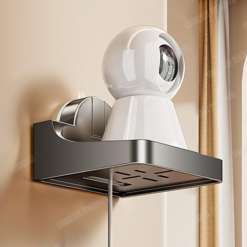 Indoor No-Drill Wall-Mountable Suction Cup Monitor Bracket & Camera Holder