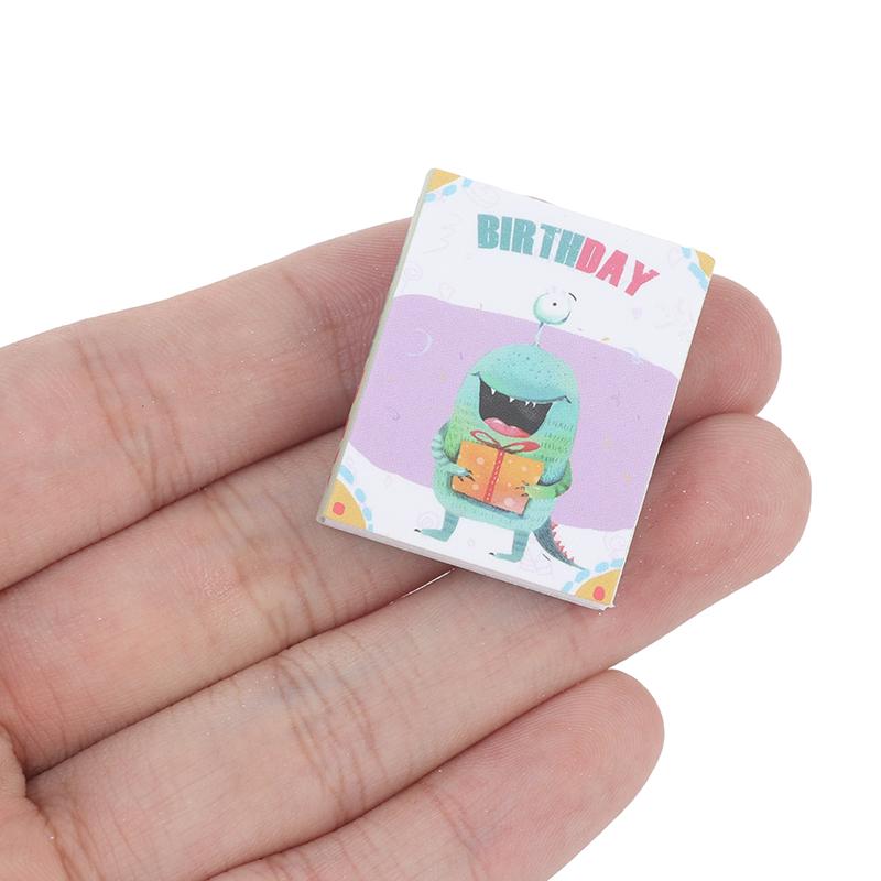 3Pcs 1/12 Dollhouse Miniature Fairy Tale Books Doll House Accessories Decor