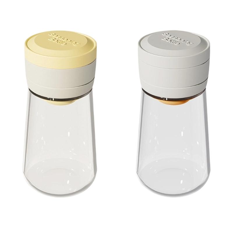 Moisture Proof Glass Condiment Container with Silicone Seal for Accurate Dispensing Easy Cleaning Seasoning Dispenser 1