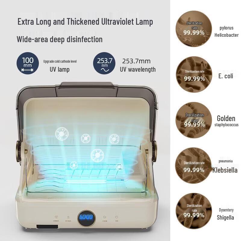 Bear 26L Multi-function UV Drying Sterilizer Cabinet CN plug (adapter included)