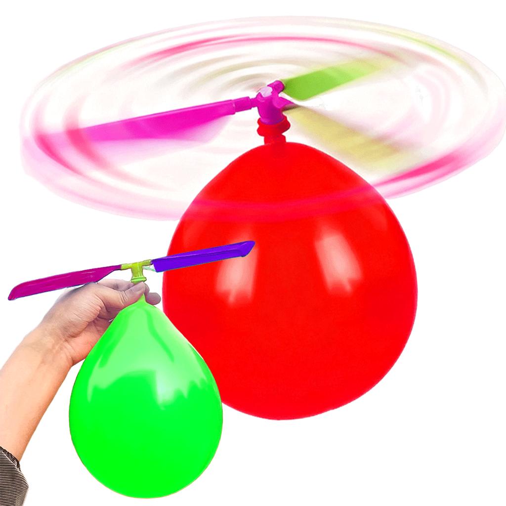 3set DIY Balloon Propeller Helicopter Science Kit - Aerodynamic Helicopter Education Model, Handmade Science Experiment ZSY