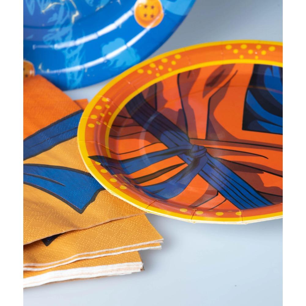 Dragon ball Birthday Decoration Goku Figure Stickers Balloons Disposable Tableware Tablecloth Straw Plates Baby Shower Supplies