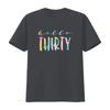 Tie Dye Hello Thirty 30 Year Old 30th Birthday Women Age T Shirt vintage Washed Stylish Unisex Casual Stretched homme