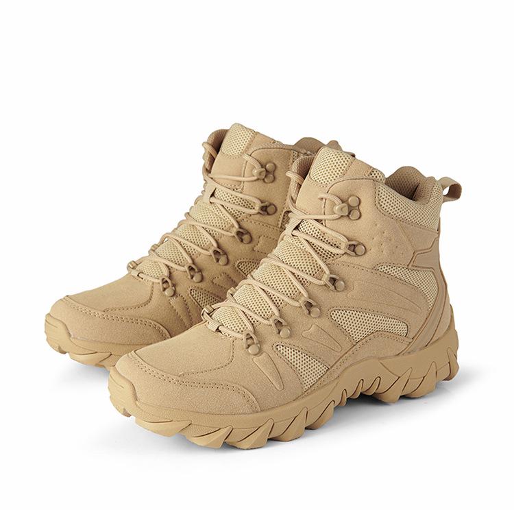Large Tactical Non-slip Breathable Outdoor Desert Combat Mountaineering Hiking Boots Size 41