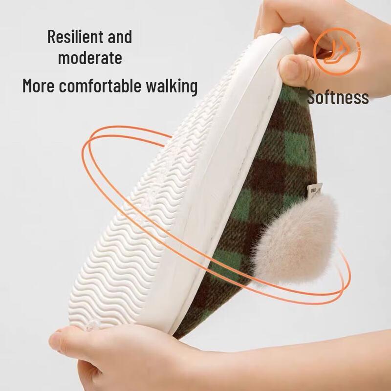 Warrior Women's Winter Warm Thick-Soled House Slippers