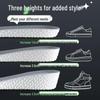 Universal Invisible Height-Boosting Insoles: Odor-Resistant, Breathable, Non-Collapsing, Super Soft for Men & Women, Ideal for Sports & Training