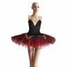 Black Red Professional Tutu Performance Ballet Tutu Platter Pancake Tutu Dress Girls Kids Ballerina Party Costume