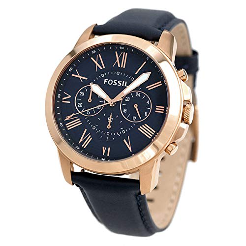 

Fossil Grant Chronograph Quartz Watch, Navy, Men s, FS4835IE