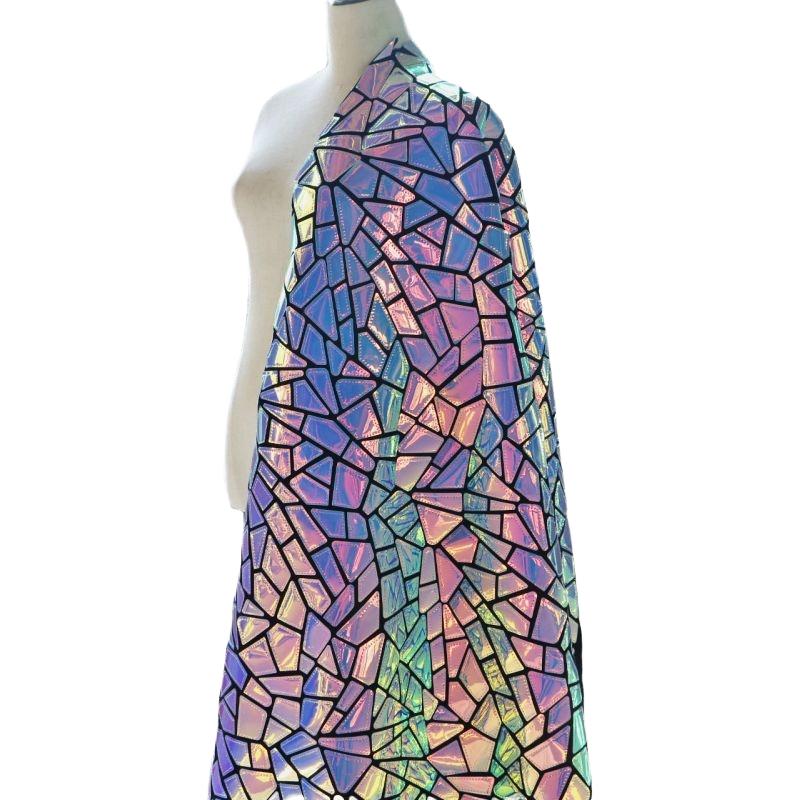 Fashion Party Dress Stage Dress Shiny Velvet Sequin Tessuto Di Paillettes Sequin Embroidery Fabric in kg