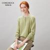 Kemengboka Women's 100% Cashmere Half-Zip Thickened Sweater