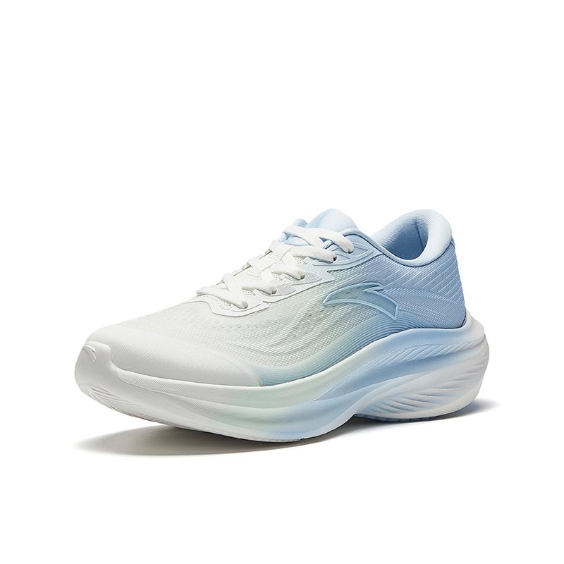 Anta Leaf 7.0 Abrasion Resistant Slip Resistant Low top Running Shoes Women's White Blue 922625527-2