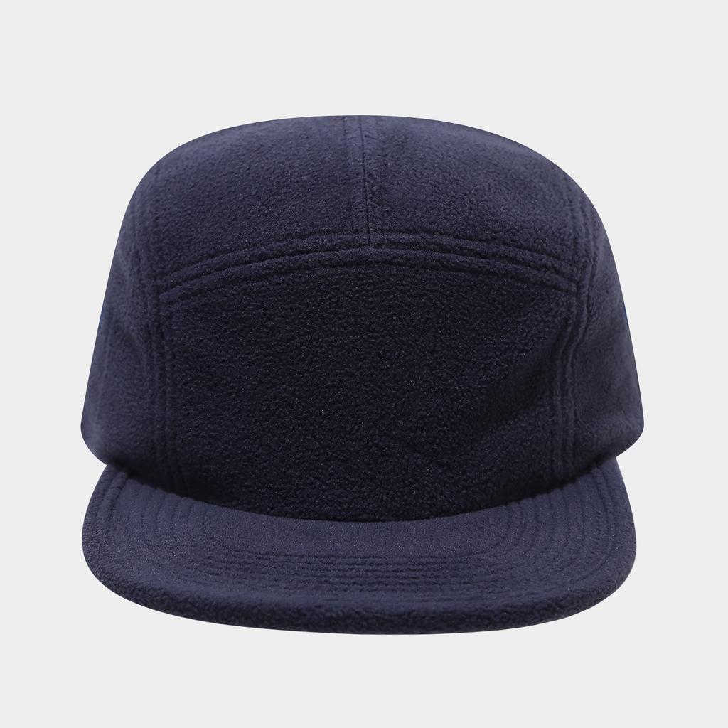 Retro Solid Color Fleece Five-piece Flat Cap Men's and Women's Outdoor Travel Casual Versatile Baseball Cap Tide