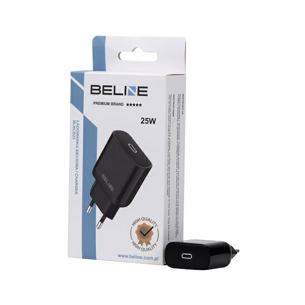 Beline Ład. Siec. 1X Usb-C 25W Czarna/Black (Only Head) Pd 3.0  Blncb25 Gan