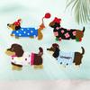 Computer Embroidery Towel Embroidery Dachshund Dog Cloth Sticker Clothes Bag Personalized Decoration Diy Patch Accessories