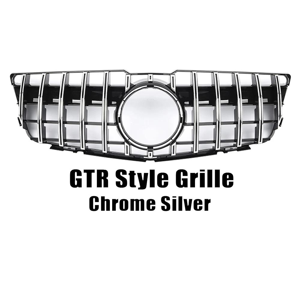 XVIP GTR Style Kühlergrill für Mercedes Benz GLK-Klasse X204 2013-2015 GLK250 GLK300 GLK350 Schwarze Diamanten Style Rennsportgrills