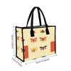 Cute Insect Printed Tote Bag Casual Large Capacity Handbag for Daily Use