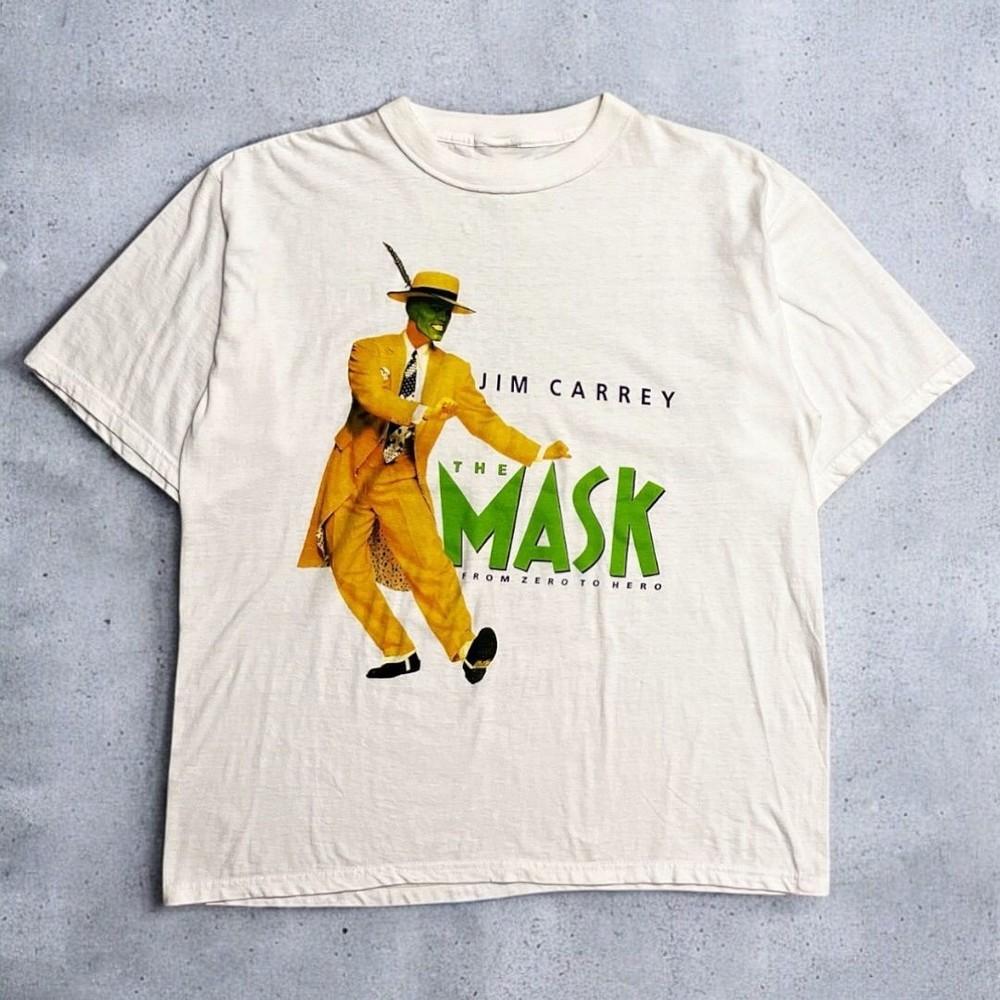НОВАЯ футболка Comfort Colors Маска Джим Керри 1994 Размер от S до 5XL Фанмейд Унисекс XL