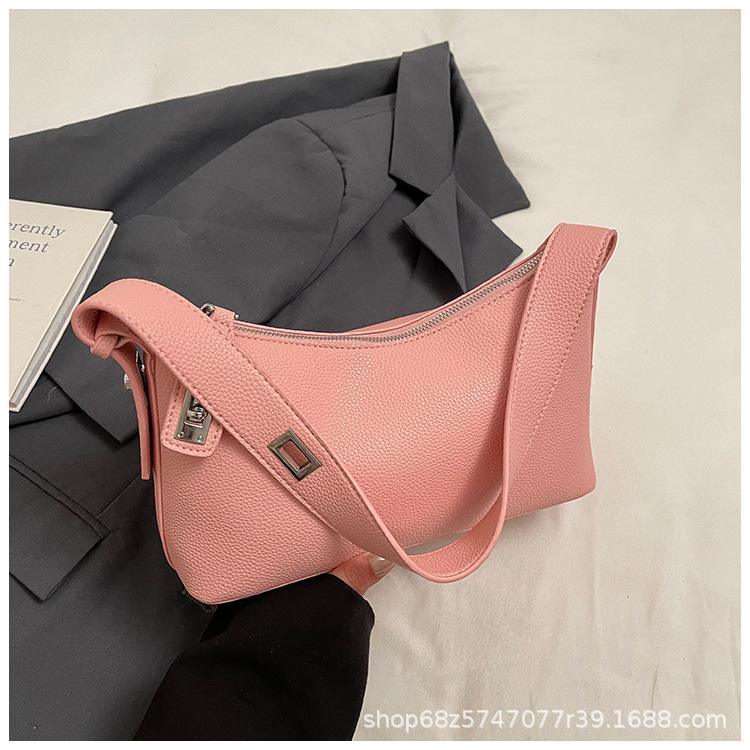 High-end niche armpit bag women's 2025 spring new fashion trendy shoulder bag simple casual commuter bag