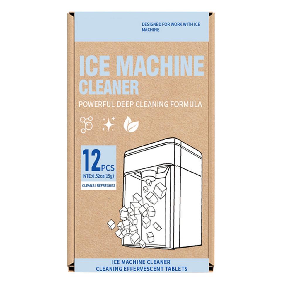 Ice Machine Cleaner Maker Descaler - 24 Clean Tablets Compatible With Opal, Safe Scale Remover For Countertop