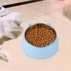 15 Degree Pet Tilted Feeder Food Feeding Bowl Neck Protection for Cat Small Dogsmall size 304 stainless steel blue