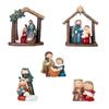 Exquisites Sculpture Resin Scene Nativity Scene Figurine Suitable For Church Decorations And Family Religious Displays