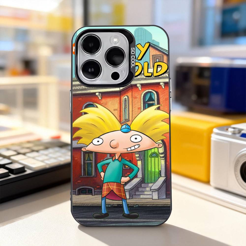 

Hey Arnold Helga Cool For iPhone 11,12,13,14,15,16,17,Pro,Max,Plus,E,Air,Mini Phone Case IMD Matte Black iPhone16