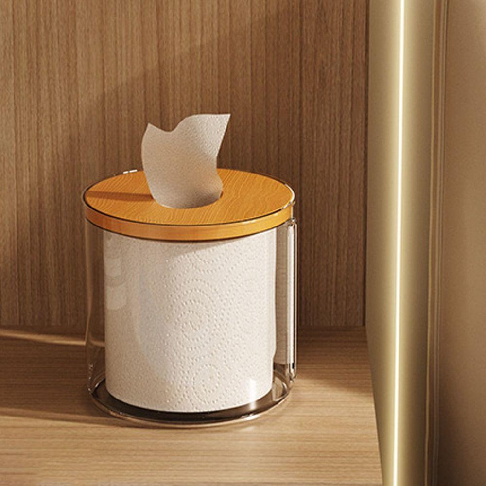 Simple Storage Box Tissue Boxs Toilet Paper Roll Storage Desktop Paper Box