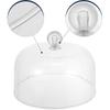 Plastic Cake Dome Cake Cover: Round Cake Stand Cover for Cake Food Stand Plate Tray Pedestal Display