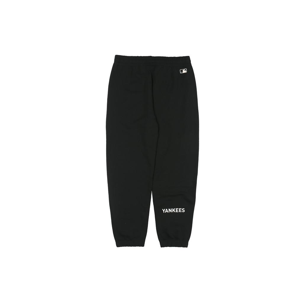 MLB New York Yankees Logo Pattern Loose Long Knit Sports Pants Unisex pants Black 3APTD0114-50BKS