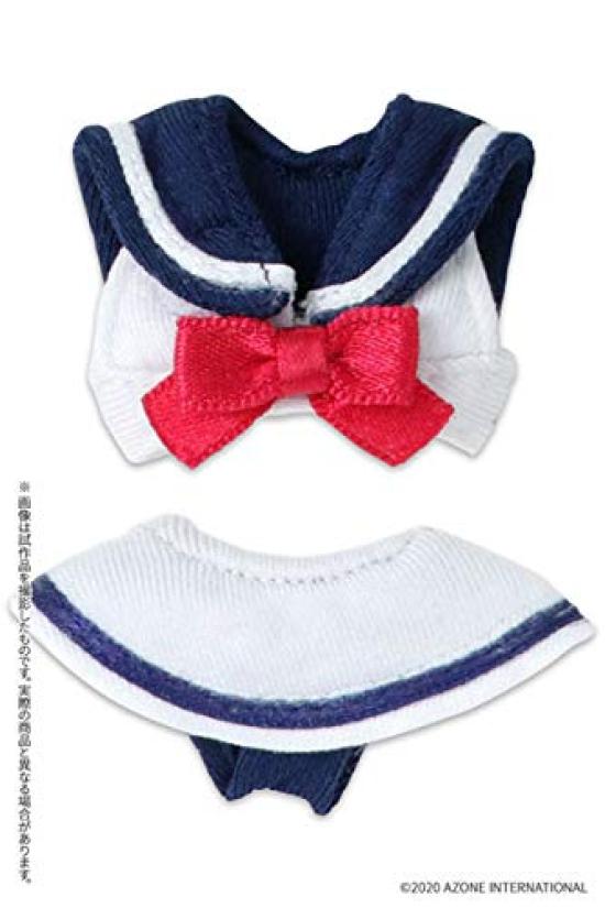 Picco Neemo Sailor Bikini Set White x Navy 1/12 (Doll Accessories)