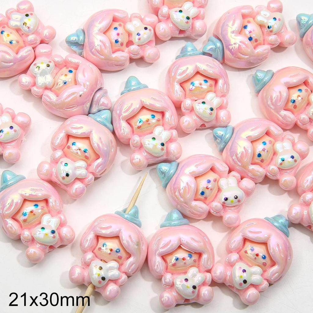 Harzperlen-Anhänger-Charms für Schmuckzubehör, DIY-Halskette, Armband-Zubehör