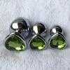 Crystal  Colour Metal Backyard Stainless Steel Plug Anal Hitch