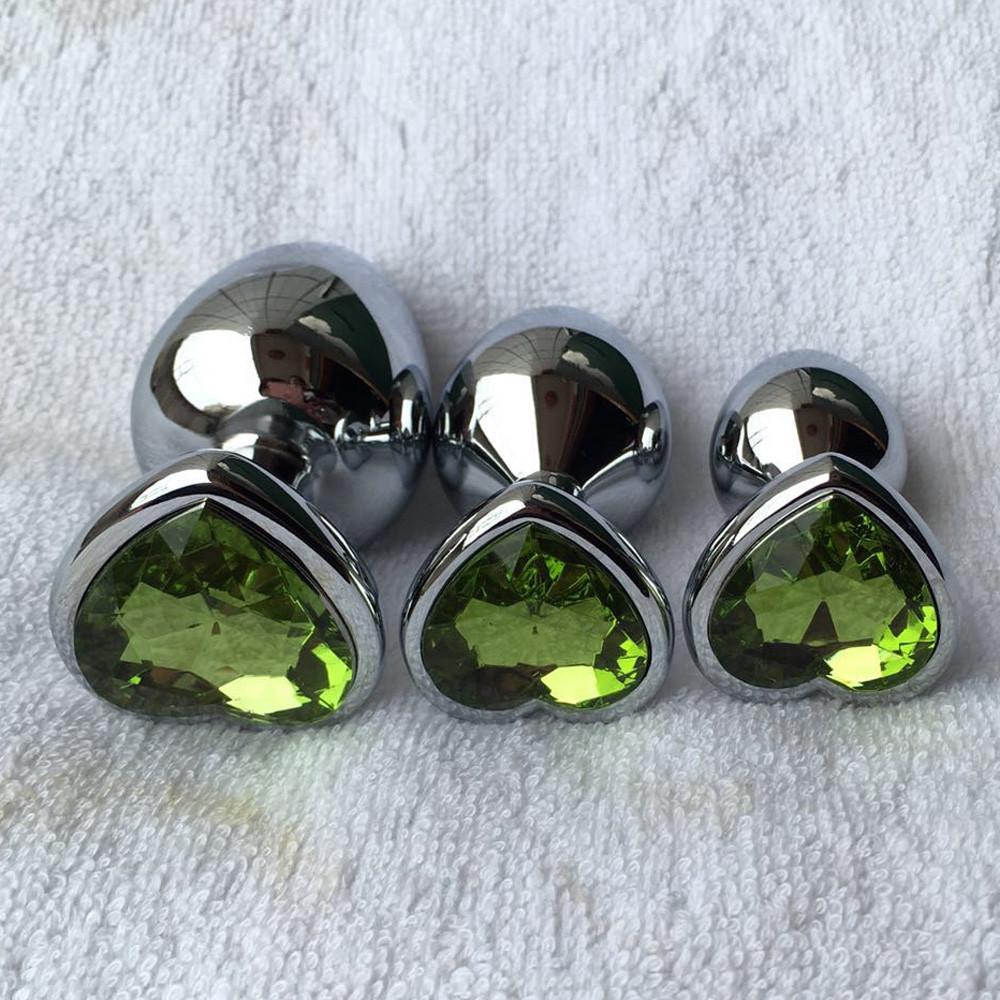 Crystal Colour Metal Backyard Stainless Steel Plug Anal Hitch
