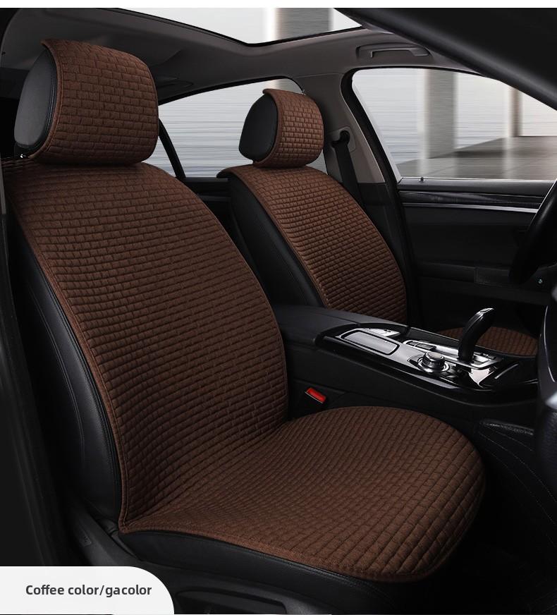 Universal Car Seat Cover Four Season Auto Flax Breathable Anti-Slip Covers for Car Seats Cover Protection Cars Seats Covers