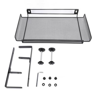 Under Desk Organizer Clamp On Storage Shelf Basket Cable Management Tray for Wire Router Power