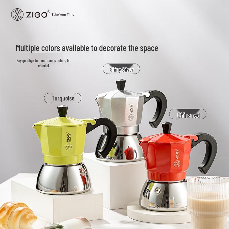 Zigo Stainless Steel Moka Pot