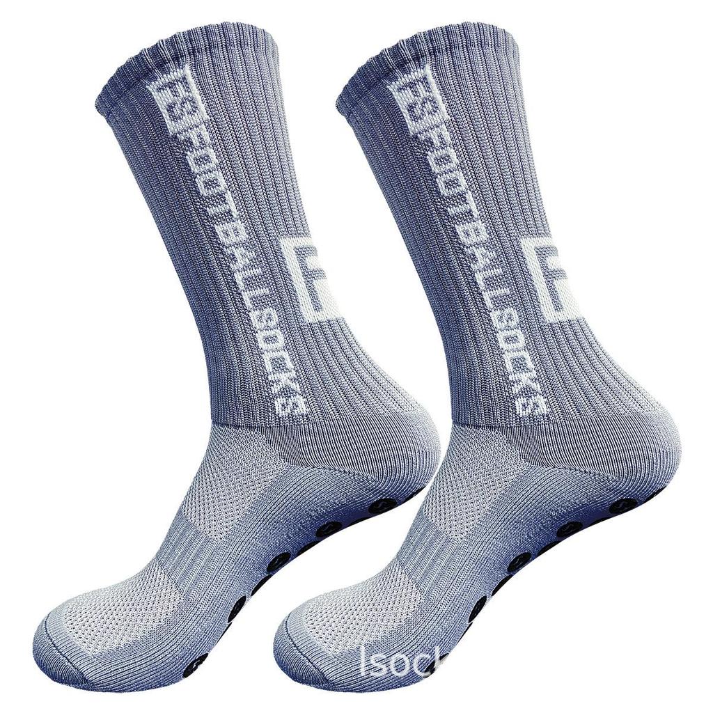 Non-Slip Dotting Sports Socks: Sweat-Absorbing Football & Basketball Socks with Towel Bottom.