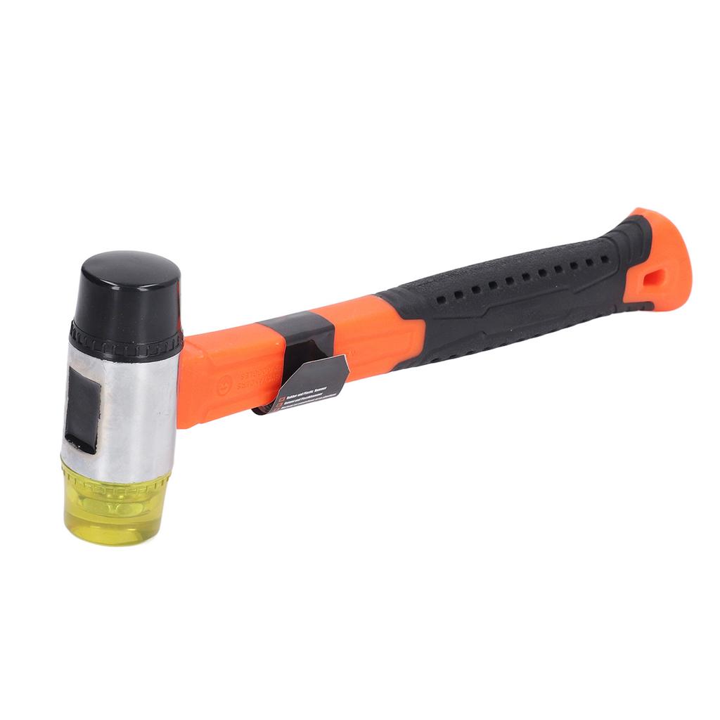 Ciocan cu cap dublu 35mm Cap din PVC moale Cap din fontă Ciocan de instalare multifuncțional pentru construcții