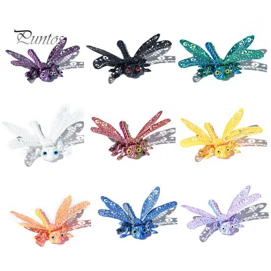 Eco-friendly Plastic Figure 3D Printed Articulated Dragonfly Model, Flexible Realistic Animal Fidget Toys, Educational Science Teaching Aid