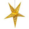 Golden Paper Merry Christmas Star Lantern Lights for Decoration Diwali Christmas Lantern| Aakash Kandil for Diwali| Hanging Lantern
