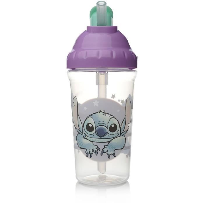 Tasse à paille - THERMOBABY - 295 ml - Anti-fuites - Lilo & Stitch