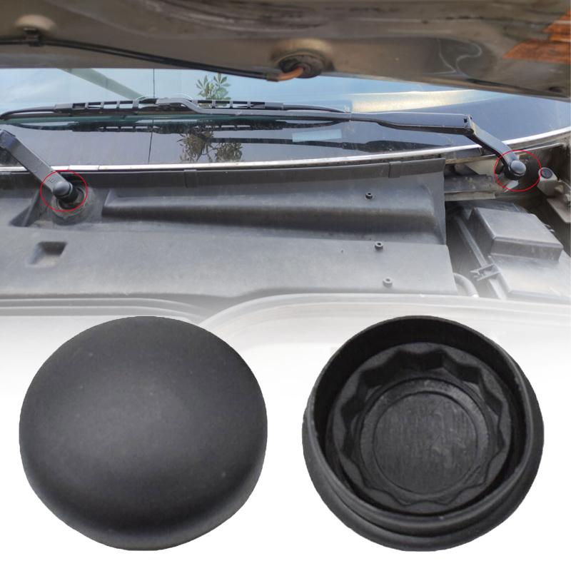 4Pcs Plastic Windshield Wiper Arm Covers 13395543 955203005 Wiper Arm Bolt Caps Durable For Golf Mk4 5 6 7 Fabia Caddy