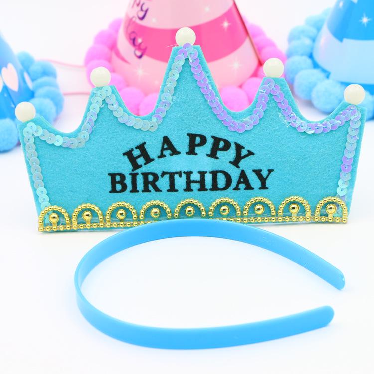 LED-Blinkender Geburtstagskronenhut für Kinder – Leuchtendes Party-Accessoire