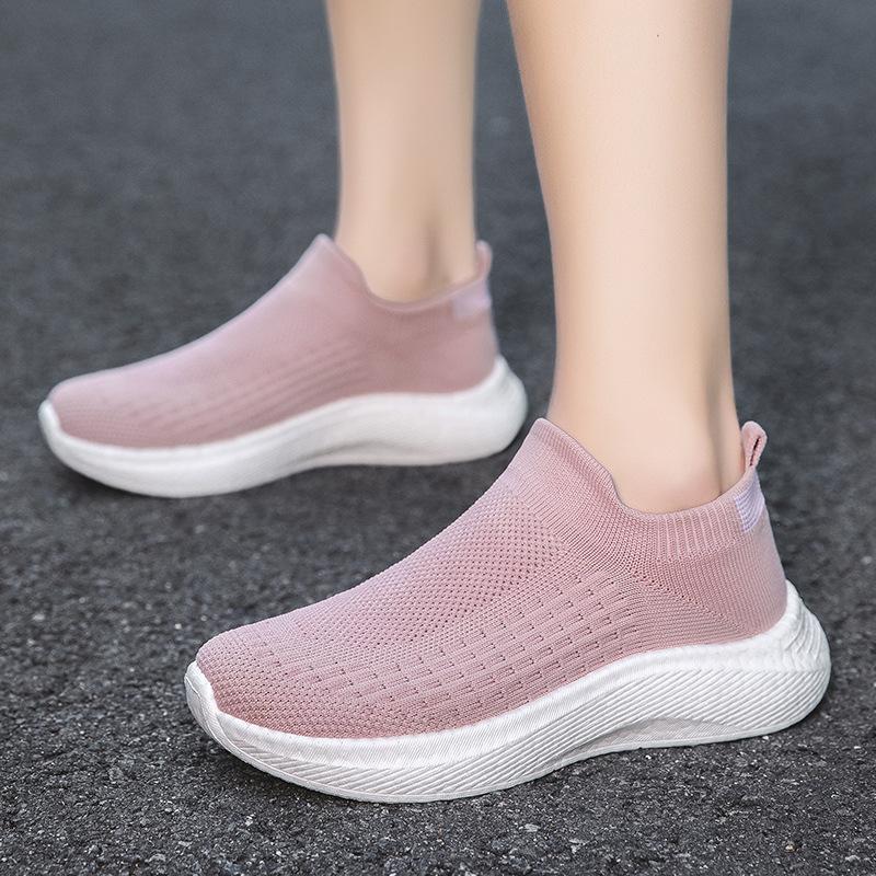 

Men s Shoes Summer Mesh Sports And Casual Running Flying Mesh Shoes Men s Work Black Light Socks Trendy Shoes Comfortable 38