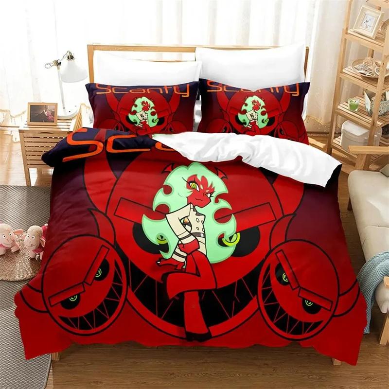 Conjuntos de Cama Anime Panty Stocking Garterbelt Requintado Conjunto de Cama Capa de Edredom Conjunto de Edredom Presente de Aniversário de Luxo
