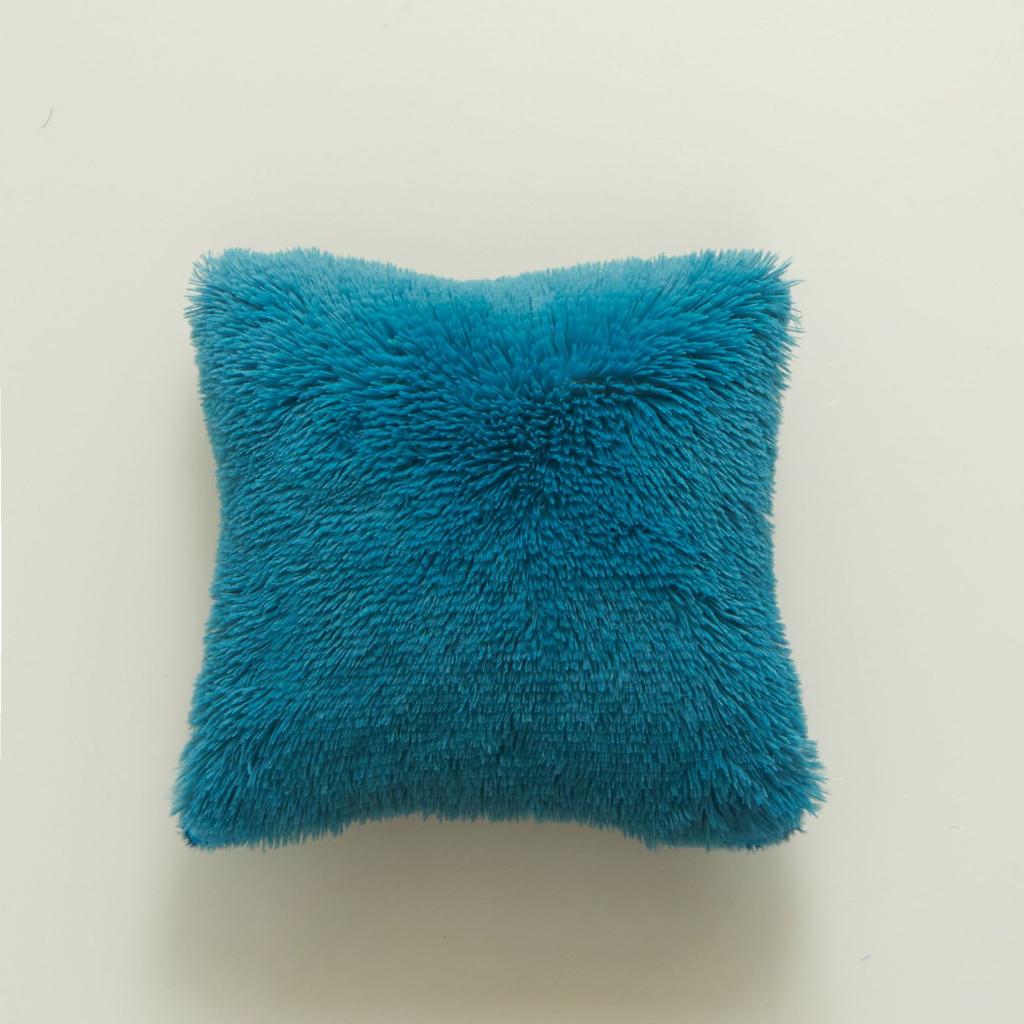 Korean Plush Pillow Cover, Crystal Plush Sea Lion Pillow, Soft and Comfortable Solid Color Creative Cushion Cover