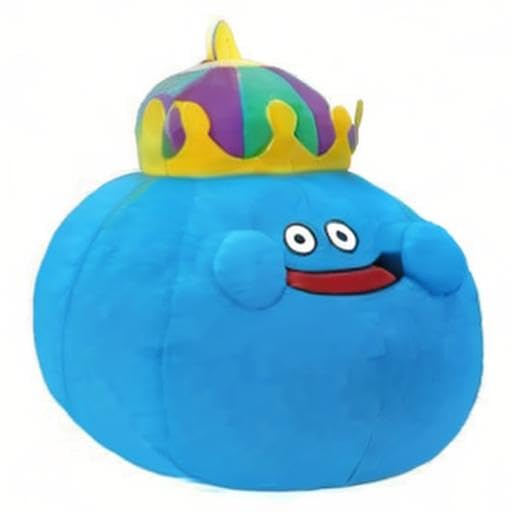 TAITO Dragon Quest AM Large Plush Toy King Slime & Slime Behomazun (1 King Slime)