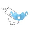 Connector Clasp Fitting 4*7mm Ball Chain Calotte End Crimps Beads Connector Components For DIY Jewelry Making Supplie