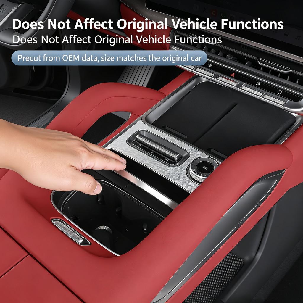 FOR ZEEKR 8X Comprehensive Accessories for Interior Protection and Modification: Door Handle Covers, Armrest Covers, and More